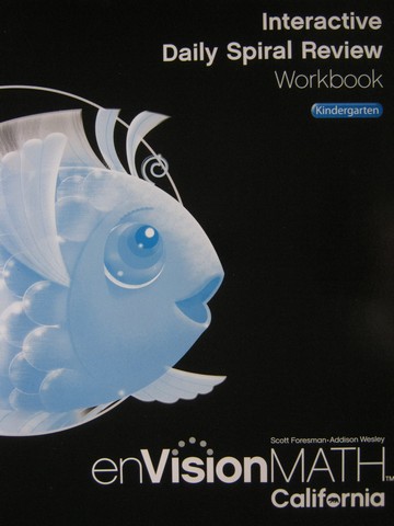 (image for) enVision Math California K Interactive Daily Spiral Review (P)
