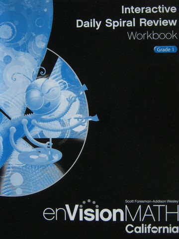 (image for) enVision Math California 1 Interactive Daily Spiral Review (P)