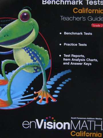 (image for) enVision Math California 2 Benchmark Tests TG (CA)(TE)(P)