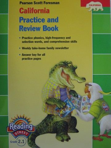 (image for) Reading Street 2.1 California Practice & Review Book (CA)(P)