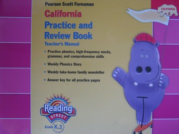 (image for) Reading Street K.1 Practice & Review Book TM (CA)(TE)(P)