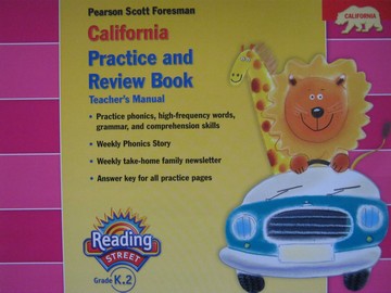 (image for) Reading Street K.2 Practice & Review Book TM (CA)(TE)(P)