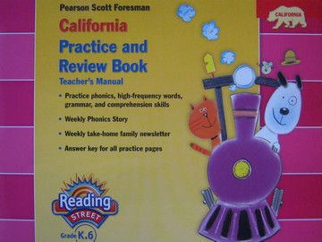 (image for) Reading Street K.6 Practice & Review Book TM (CA)(TE)(P)