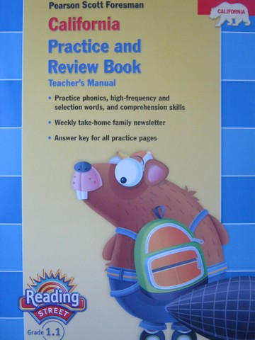 (image for) Reading Street 1.1 California Practice & Review TM (CA)(TE)(P)
