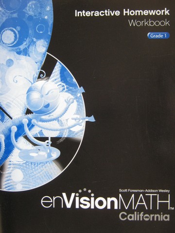 (image for) enVision Math California 1 Interactive Homework Workbook (CA)(P)