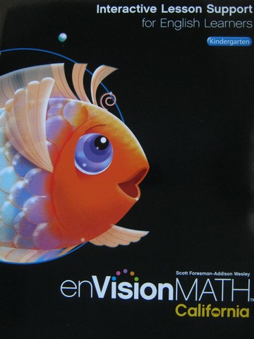 (image for) enVision Math California K Interactive Lesson Support for ELL(P)