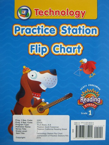 (image for) Reading Street 1 Technology Practice Station Flip Chart (Spiral)