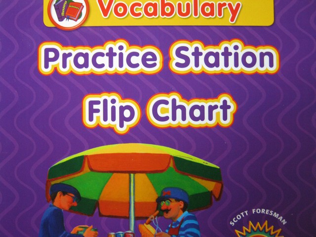 (image for) Reading Street 3 Vocabulary Practice Station Flip Chart (Spiral)