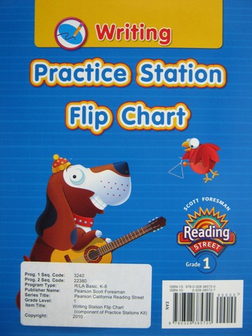 (image for) Reading Street 1 Writing Practice Station Flip Chart (Spiral)