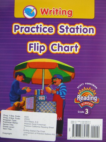 (image for) Reading Street 3 Writing Practice Station Flip Chart (Spiral)