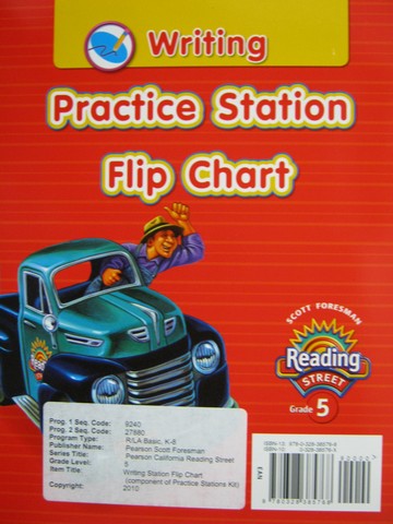 (image for) Reading Street 5 Writing Practice Station Flip Chart (Spiral)