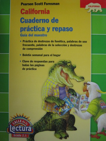 (image for) Calle de la Lectura 2.1 Cuaderno de practica y repaso TE (CA)(P)