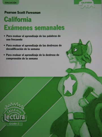 (image for) Calle de la Lectura 2 California Examenes Semanales (CA)(P)