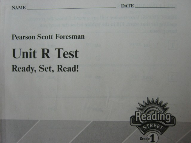 (image for) Reading Street 1 Unit R Test Ready Set Read! (P) - Click Image to Close