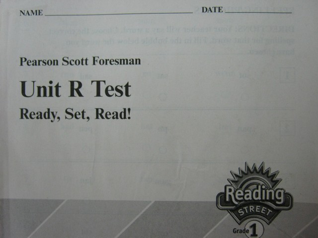 (image for) Reading Street 1 Unit R Test Ready Set Read! (P)