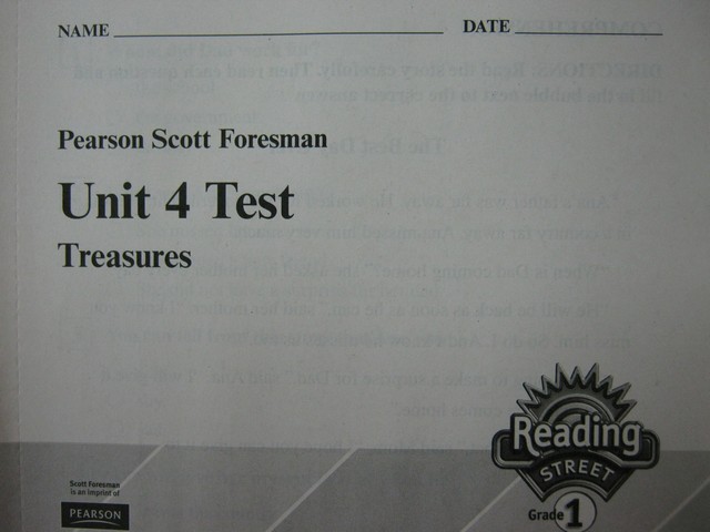 (image for) Reading Street 1.4 Test Treasures (P)