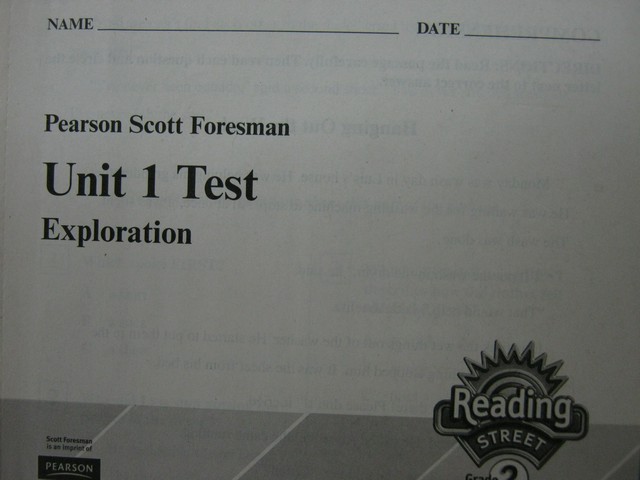 (image for) Reading Street 2.1 Test Exploration (P)