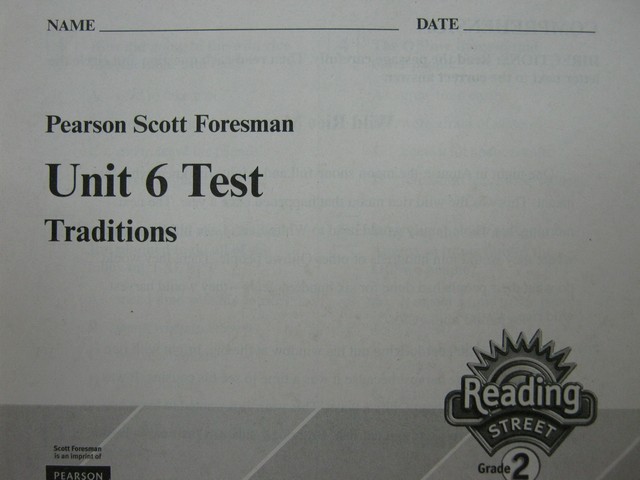 (image for) Reading Street 2 Unit 6 Test (P)