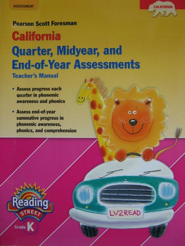 (image for) Reading Street K Quarter Midyear End-of-Year Tests TM (CA)(P)