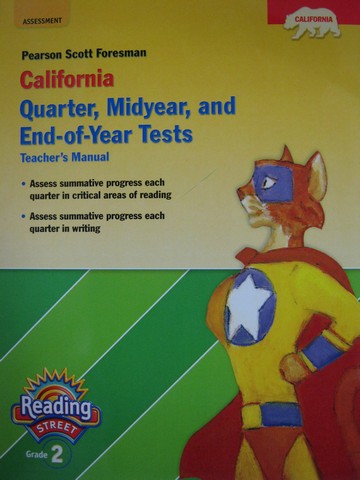 (image for) Reading Street 2 Quarter Midyear & End-of-Year Tests (CA)(TE)(P)