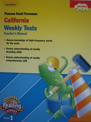 (image for) Reading Street 1 California Weekly Tests TM (CA)(TE)(P)