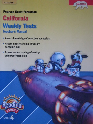 (image for) Reading Street 4 California Weekly Tests TM (CA)(TE)(P)