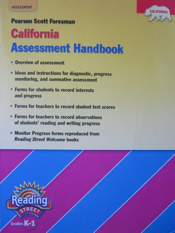 (image for) Reading Street K-1 California Assessment Handbook (CA)(P)