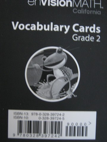 (image for) enVision Math California 2 Vocabulary Cards (CA)(Pk)