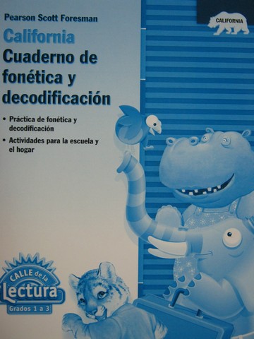 (image for) Calle de la Lectura 1a3 California Cuaderno de fonetica (CA)(P)