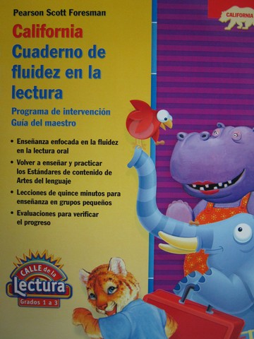 (image for) Calle de la Lectura 1a3 California Cuaderno de fluidez TE(CA)(P)