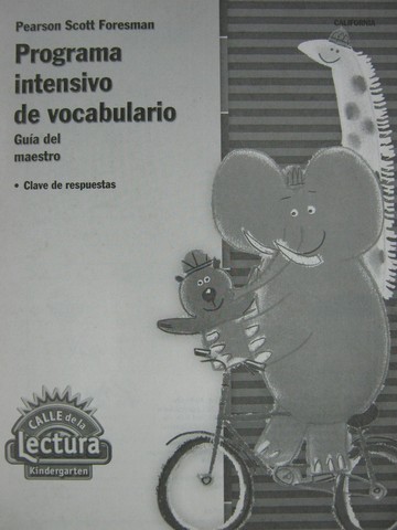 (image for) Calle de la Lectura K Programa Intensivo de Vocabulario (TE)(P)