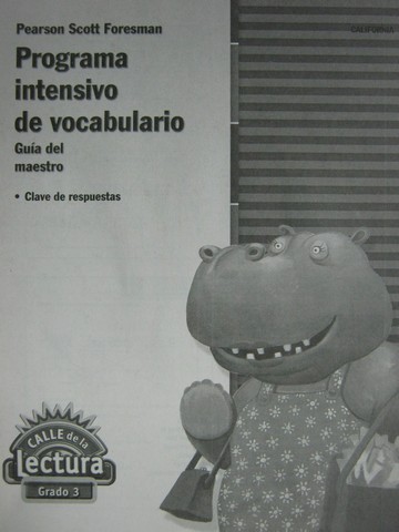 (image for) Calle de la Lectura 3 Programa Intensivo de Vocabulario (TE)(P) - Click Image to Close