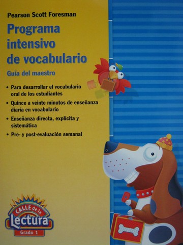 (image for) Calle de la Lectura 1 Programa Intensivo de vocabulario (TE)(P) - Click Image to Close