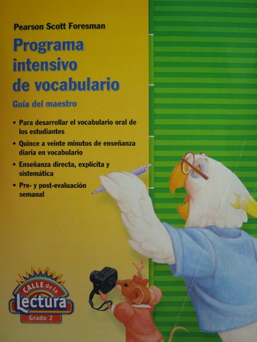 (image for) Calle de la Lectura 2 Programa Intensivo de Vocablario (TE)(P) - Click Image to Close