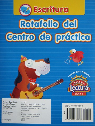 (image for) Calle de la Lectura 1 Escritura Rotafolio del Centro de (Spiral)