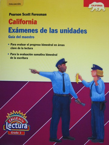 (image for) Calle de Lectura 3 California Examenes de las Unidades TE(CA)(P)