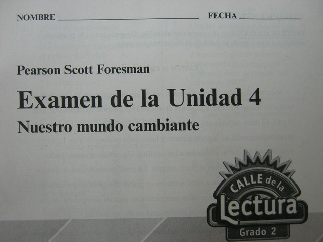 (image for) Calle de la Lectura 2 Examen de la Unidad 4 (P) - Click Image to Close