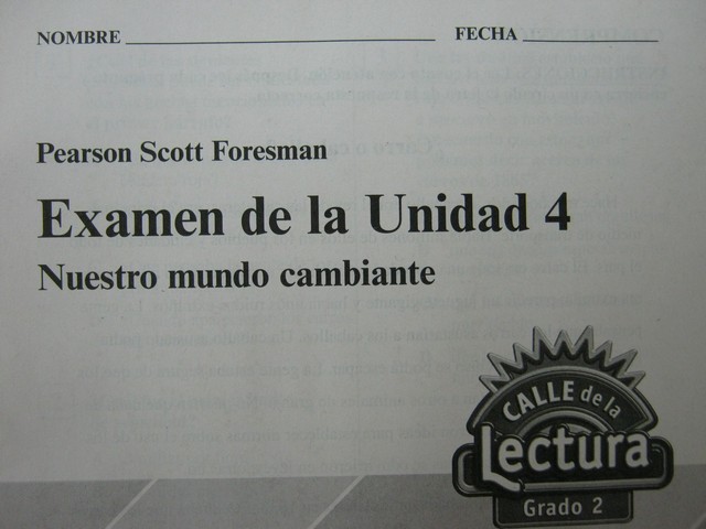 (image for) Calle de la Lectura 2 Examen de la Unidad 4 (P)