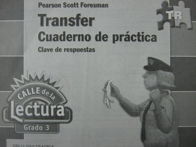 (image for) Calle de la Lectura 3 Transfer Cuaderno de practica Clave (P) - Click Image to Close