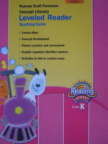 (image for) Reading Street K Concept Literacy Leveled Reader TG (TE)(P)