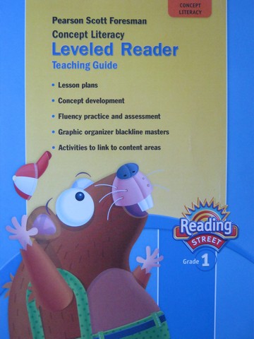 (image for) Reading Street 1 Concept Literacy Leveled Reader TG (TE)(P)