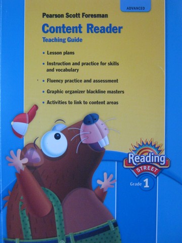 (image for) Reading Street 1 Content Reader Advanced TG (TE)(P)