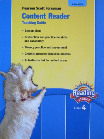 (image for) Reading Street 4 Content Reader Advanced TG (TE)(P)