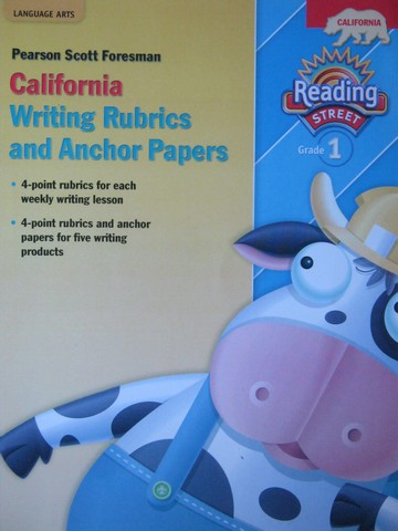 (image for) Reading Street 1 California Writing Rubrics & Anchor Papers (P)