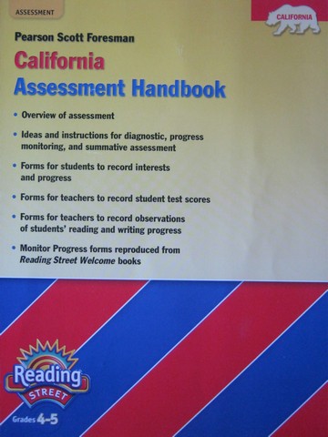 (image for) Reading Street 4-5 California Assessment Handbook (CA)(P)
