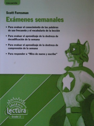 (image for) Calle de la Lectura 2 Examenes semanales (P)