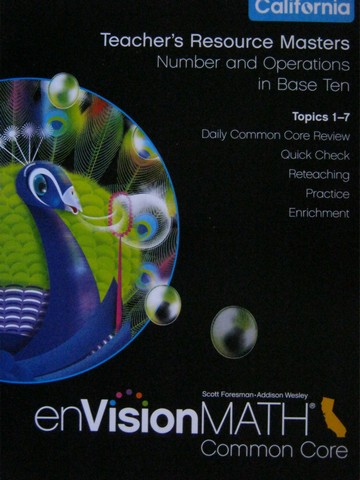 (image for) enVision Math California Common Core 5 TR Topics 1-7 (CA)(P)