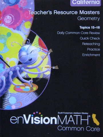 (image for) enVision Math California Common Core 1 TR Topics 15-16 (CA)(P)