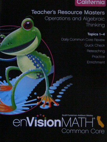 (image for) enVision Math California Common Core 2 TR Topics 1-4 (CA)(TE)(P)