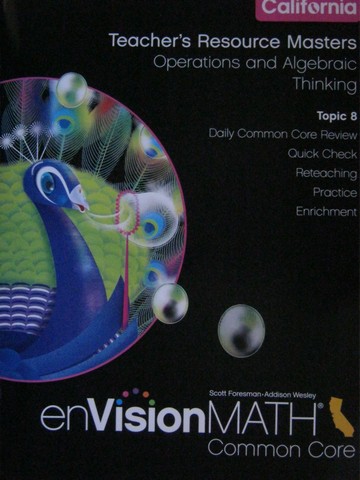 (image for) enVision Math California Common Core 5 TR Topic 8 (CA)(TE)(P)